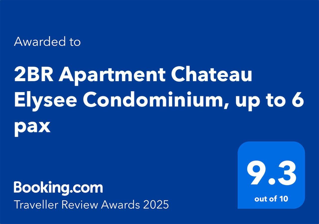 Cozy 2Br Staycation With Balcony Chateau Elysee For 4-6 Pax Paranaque City Exteriör bild